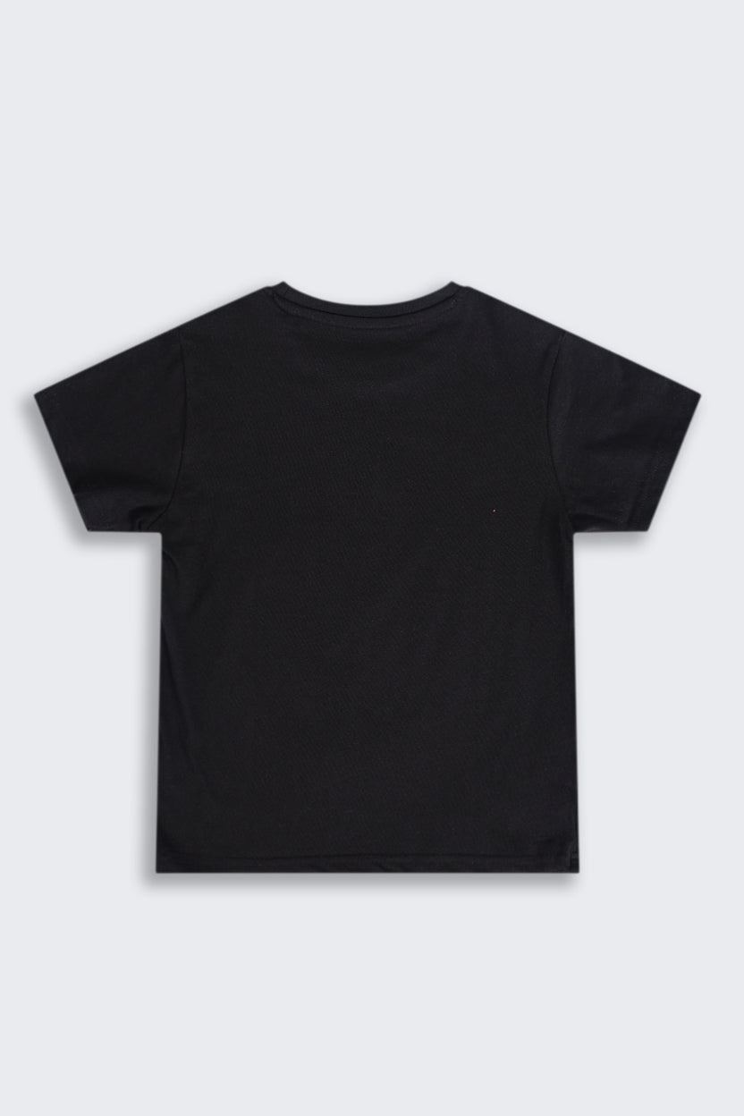 Tweens Girls Regular Fit Black Chilly Graphic T-Shirt - Image 4