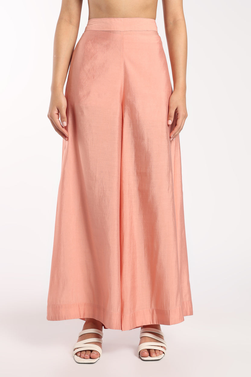 Womens Regular Fit Peach Polka Dot Co-ord Set - Image 4