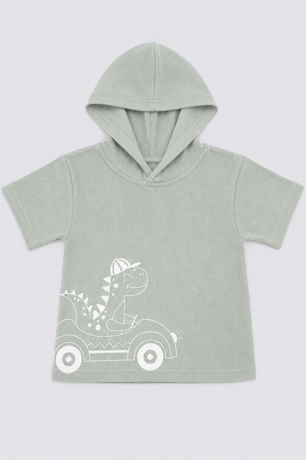 Infant Boys Green Dinosaur Embroidered Co-ord Sets - Image 4