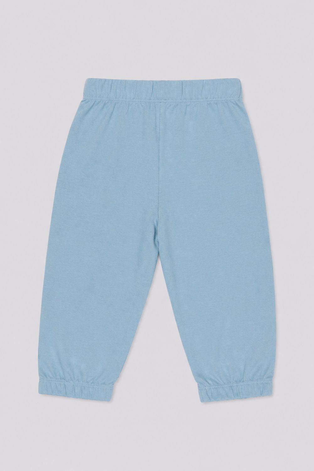 Infant Boys Blue and White Vehicle Printed Joggers - Pack of 2 - Image 5