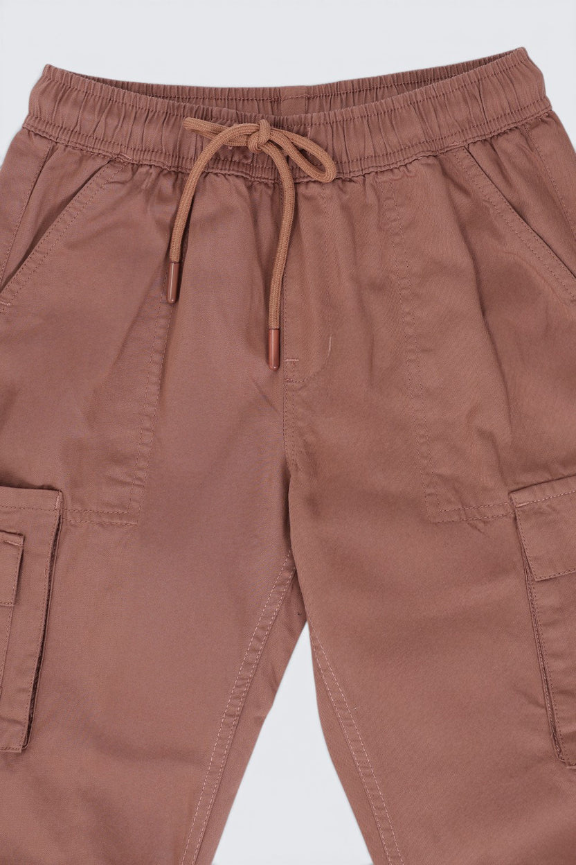 Tweens Boys Brown Cargo Jogger Pant - Image 5