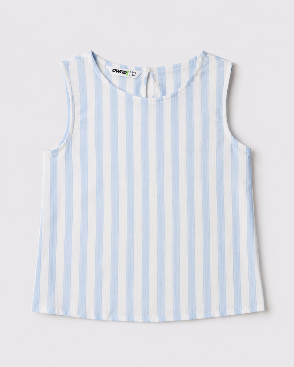 Tweens Girls Light Blue Striped Co-ord Set - Image 2