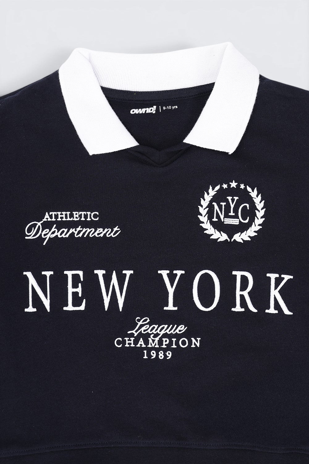 Tweens Girls Navy New York Collar Sweatshirt - Image 5