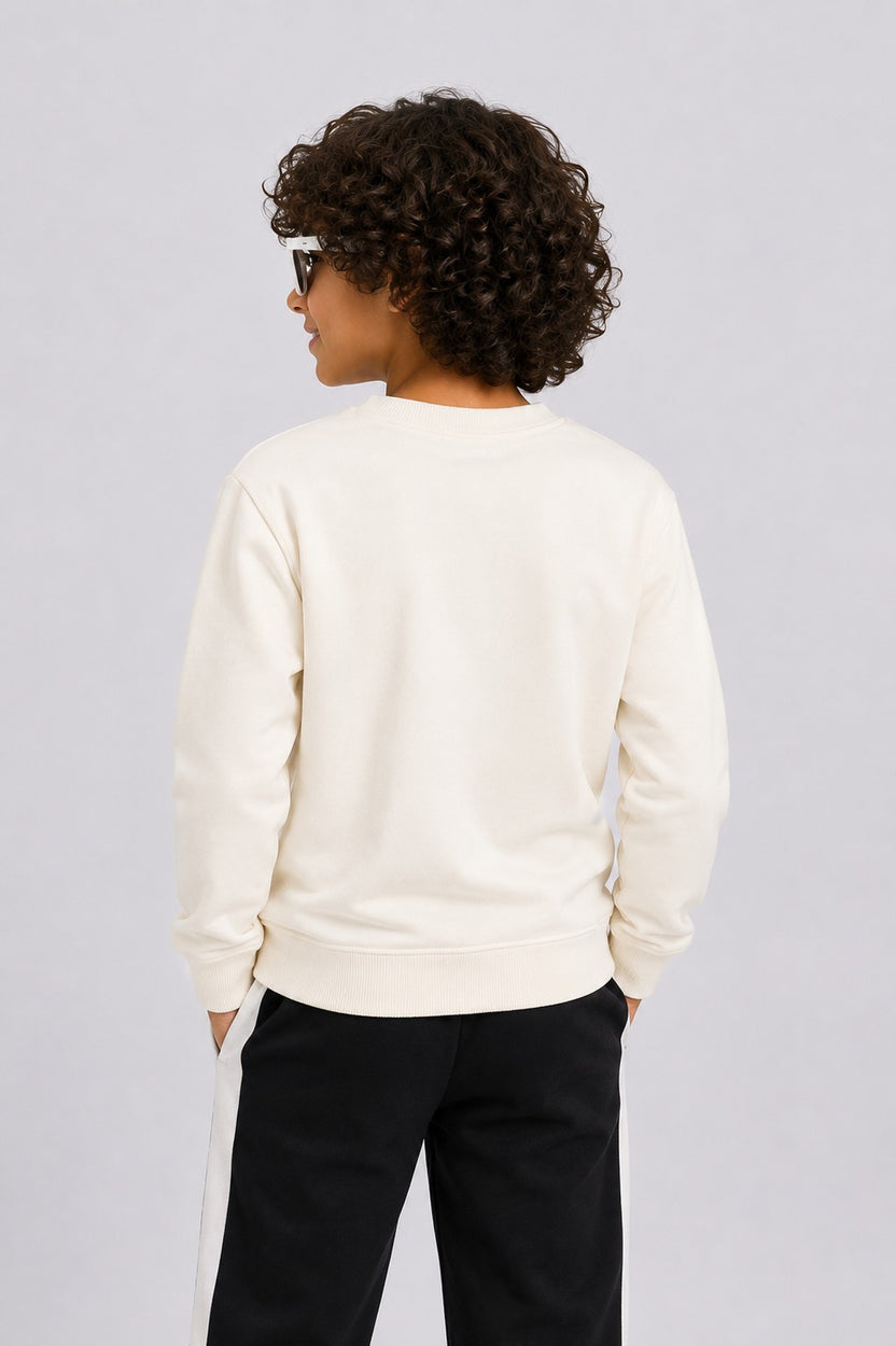 Tweens Girls Off White Paris 96 Graphic Sweatshirt - Image 3