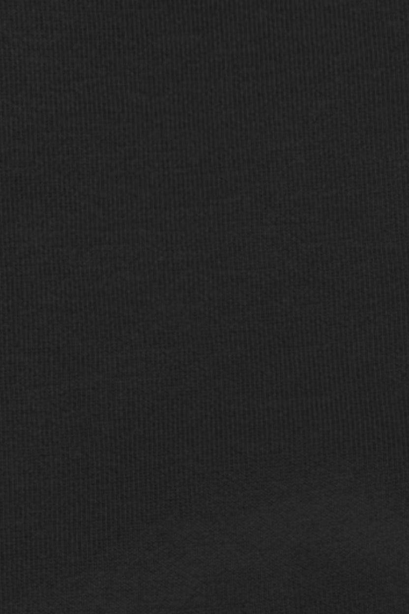 Mens Oversized Fit Black Solid T-Shirt - Image 8