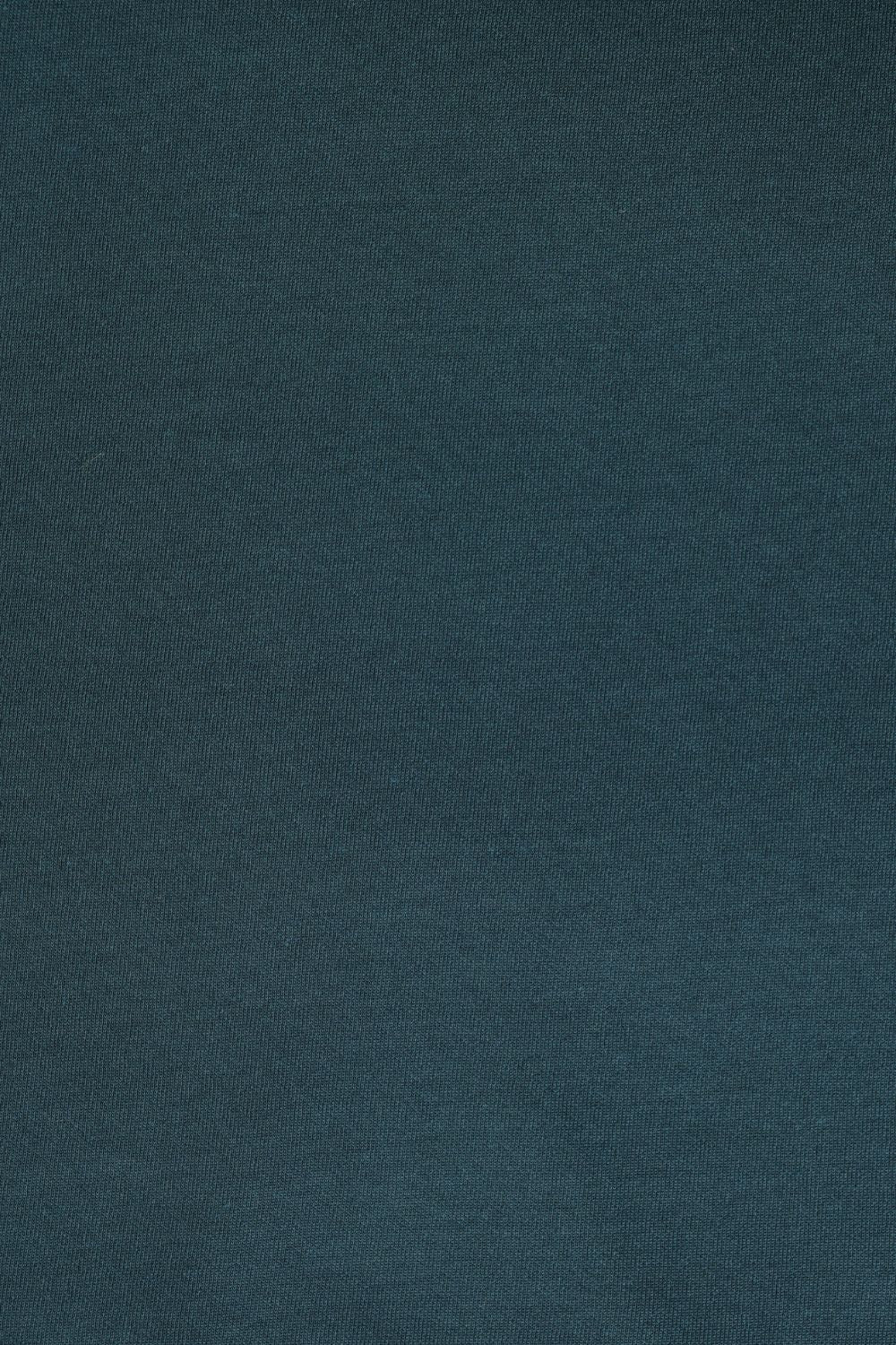 Mens Regular Fit Teal Solid T-Shirt - Image 8