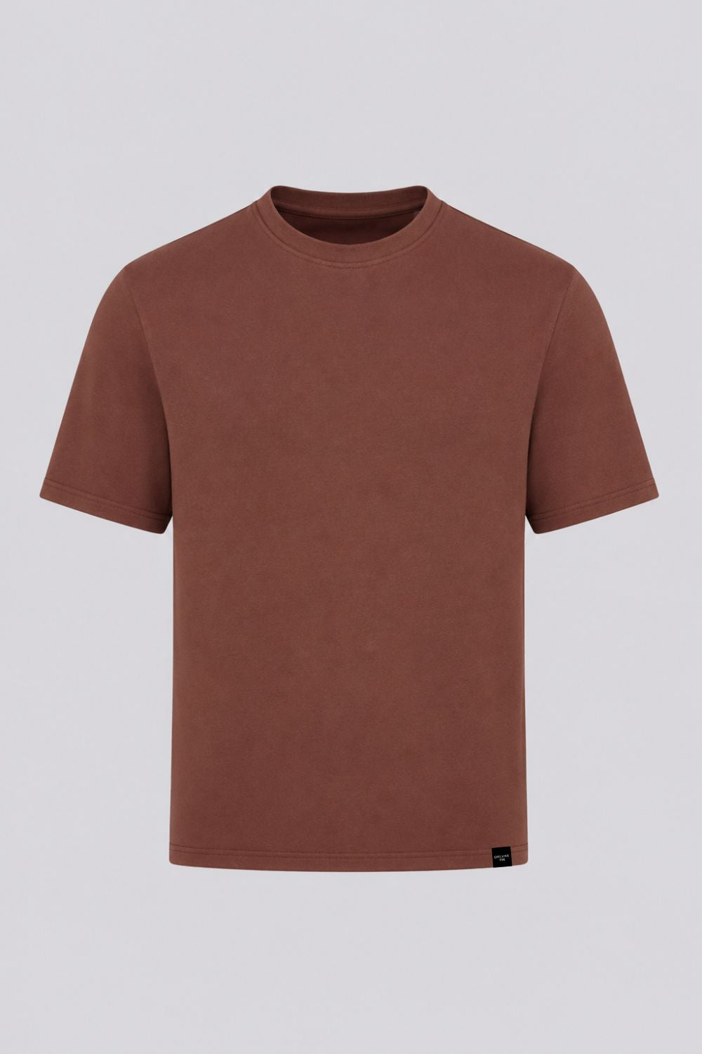 Mens Regular Fit Rust Solid  T-Shirt - Image 7