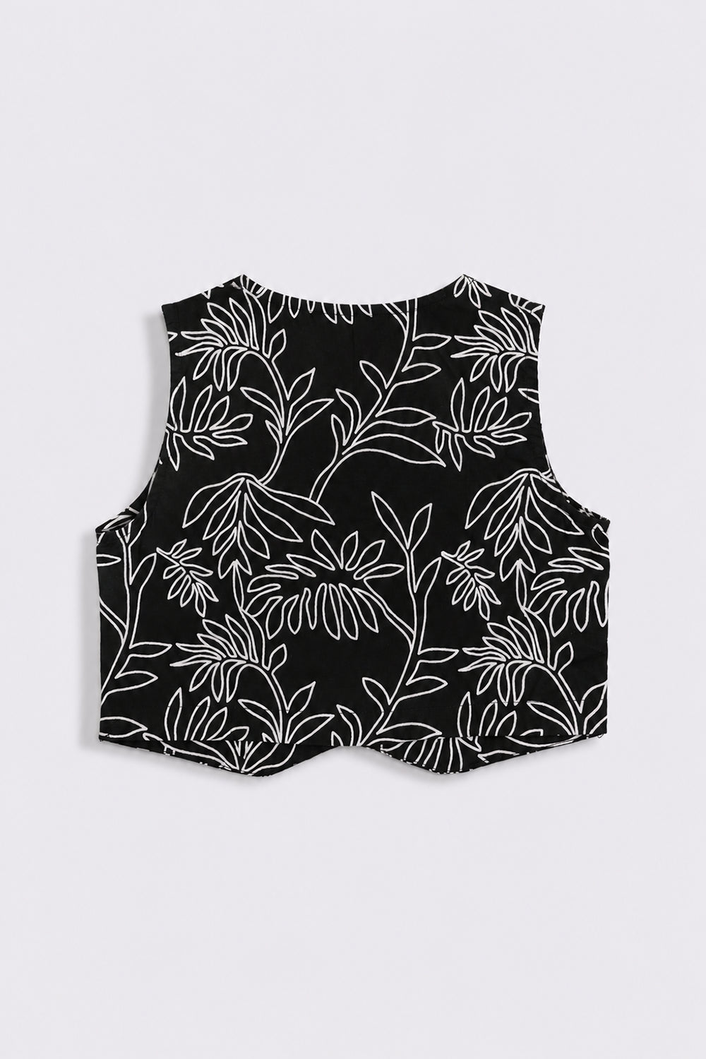Tweens Girls Regular Fit Black Tropical Co-ord Set - Image 3