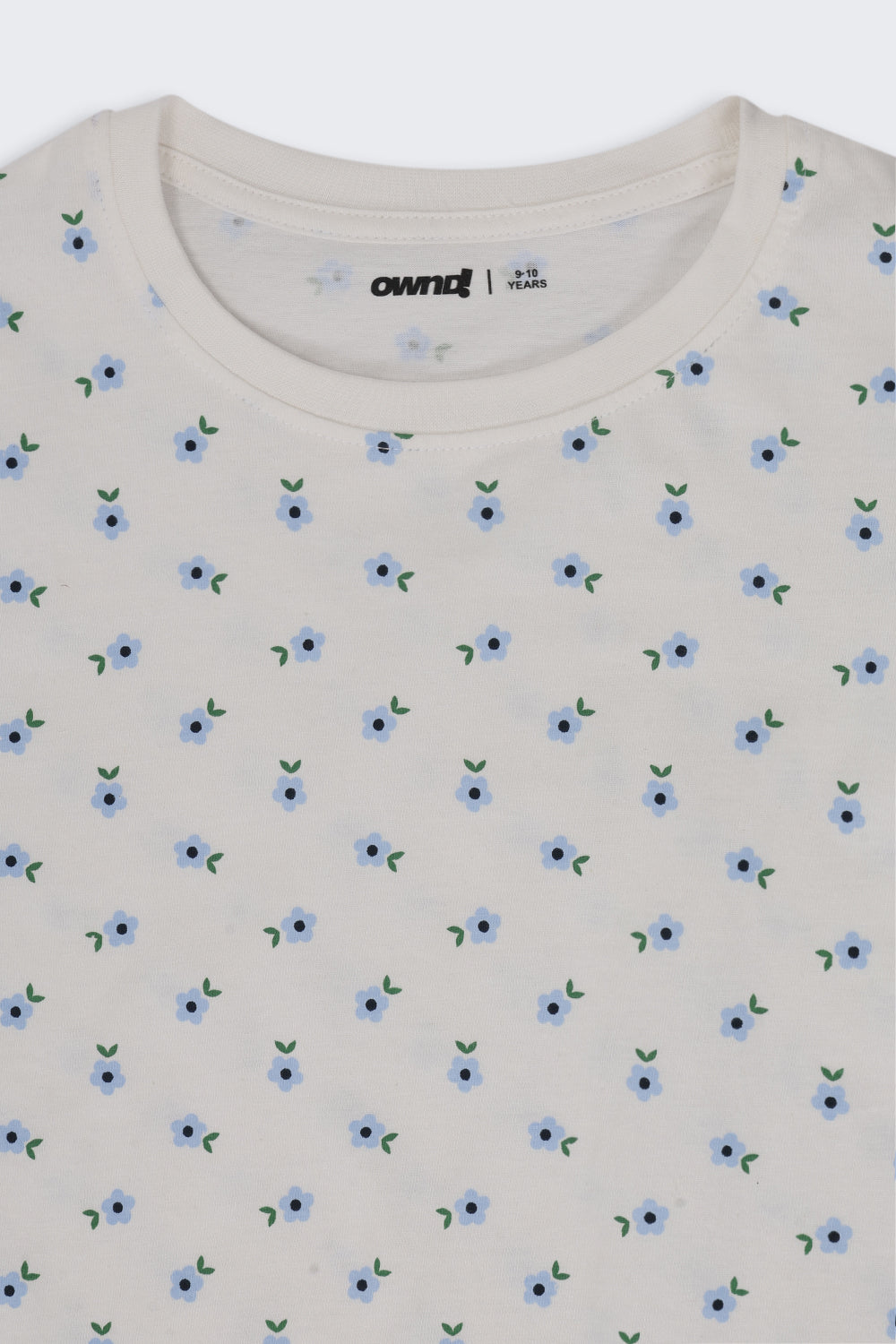 Tweens Girls Regular Fit White Floral T-Shirt - Image 6