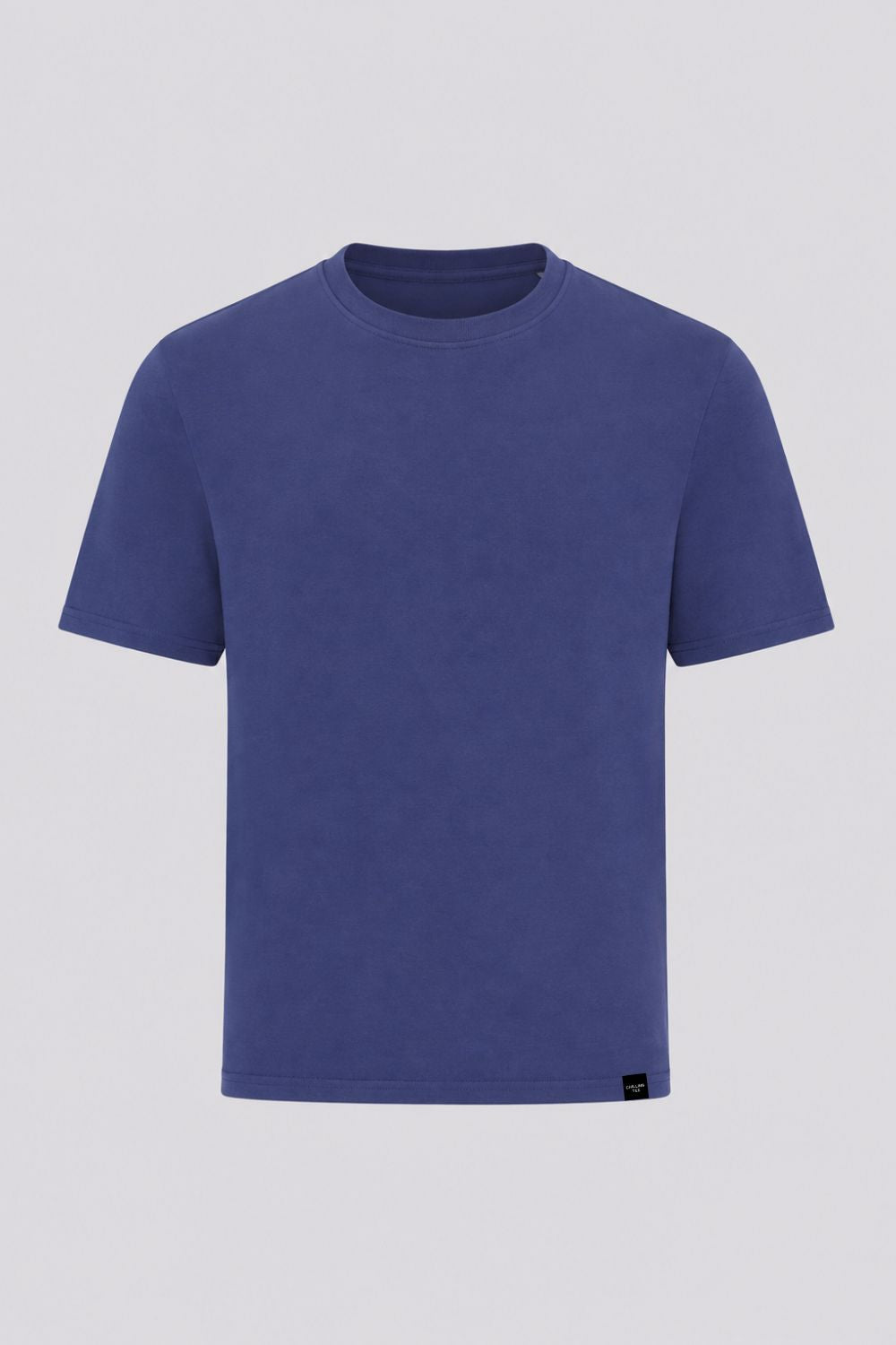 Mens Regular Fit Navy Solid T-Shirt - Image 7