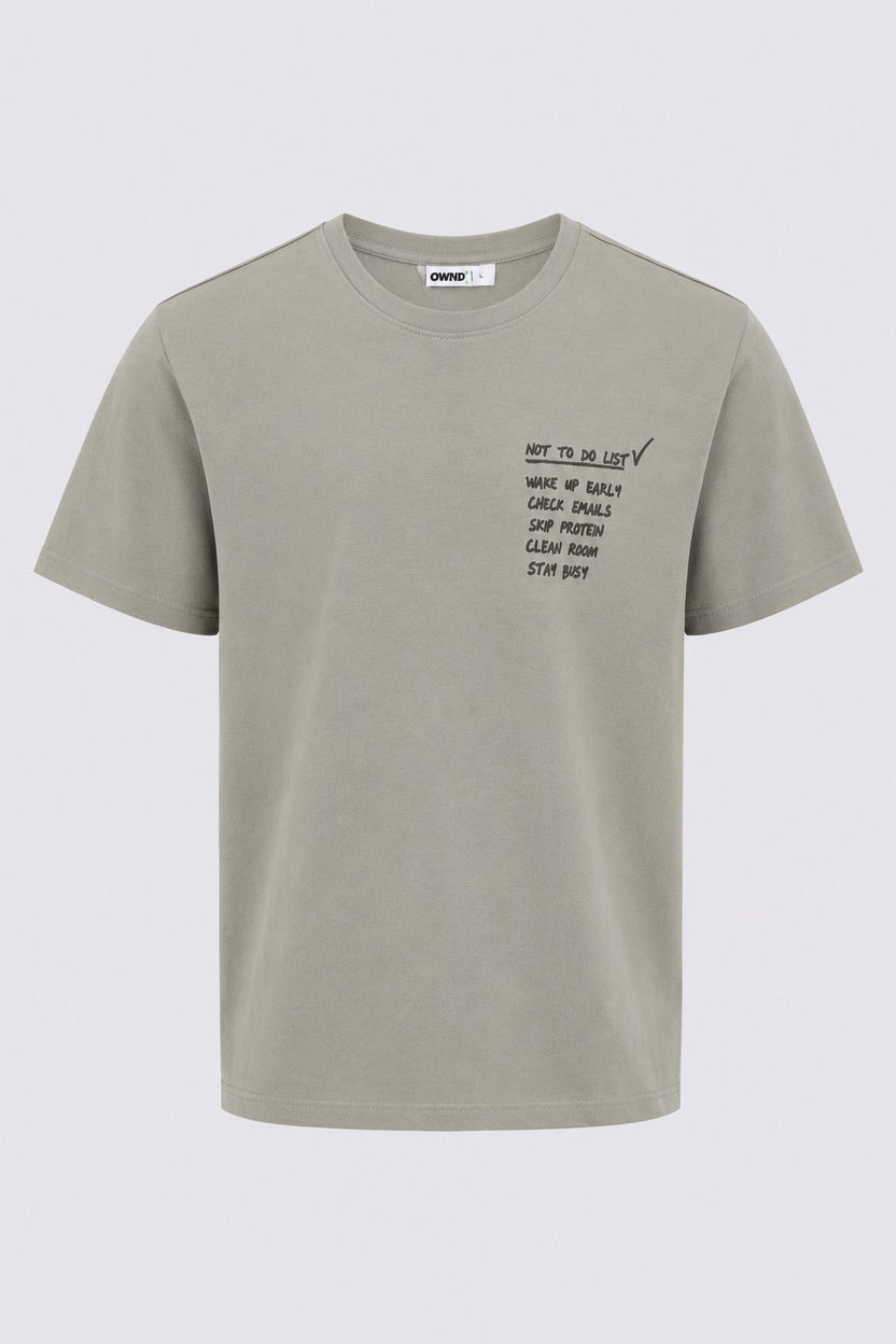 Mens Regular Fit Olive T-Shirt - Image 7