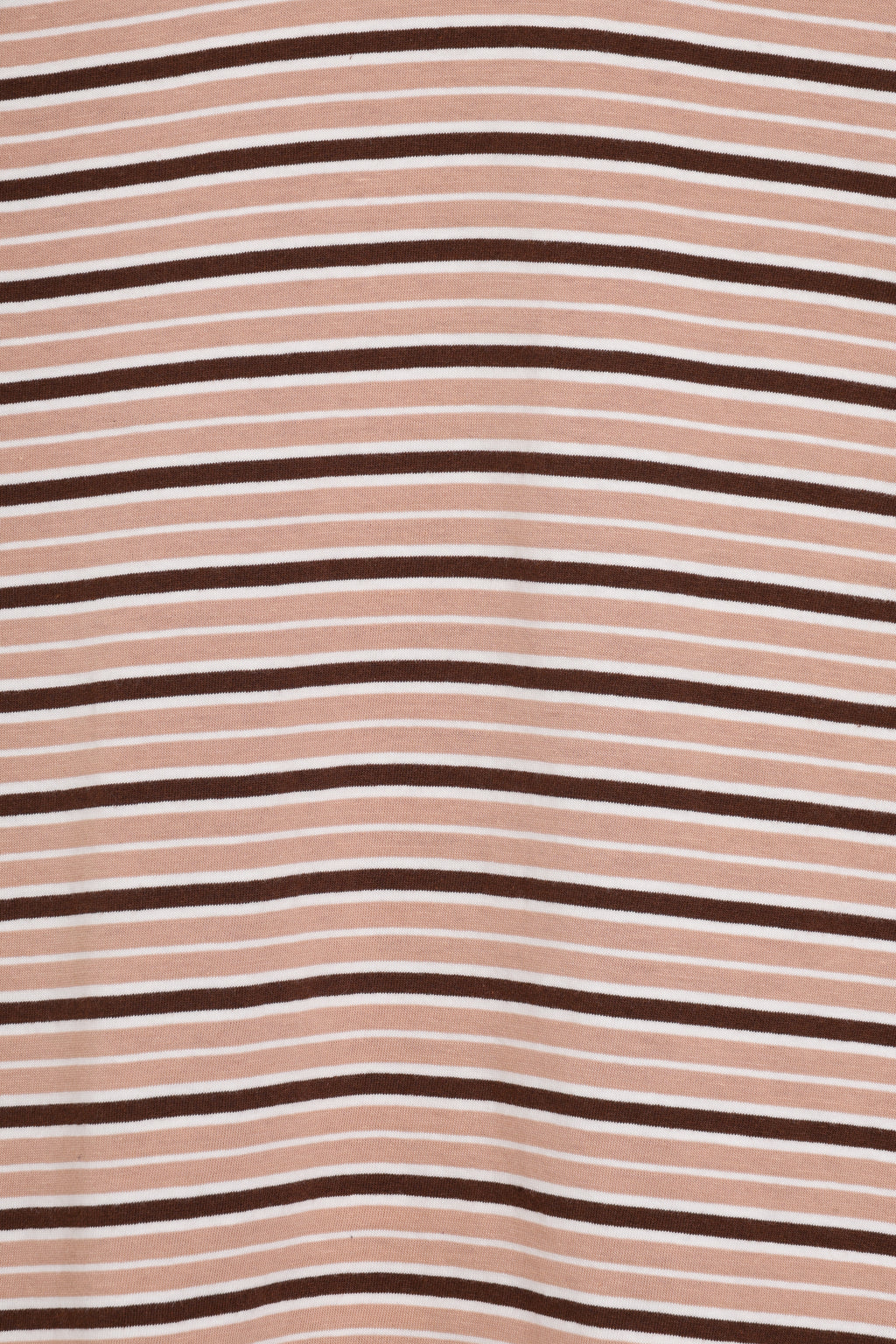 Womens Regular Fit Brown Striped T-Shirt - Image 8