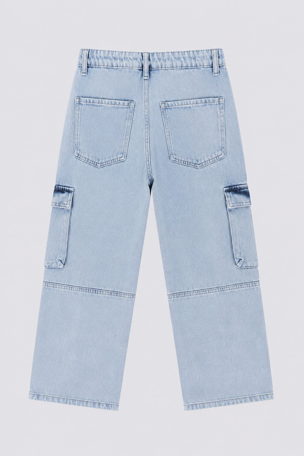Tweens Boys Light Blue Cargo Jeans - Image 3