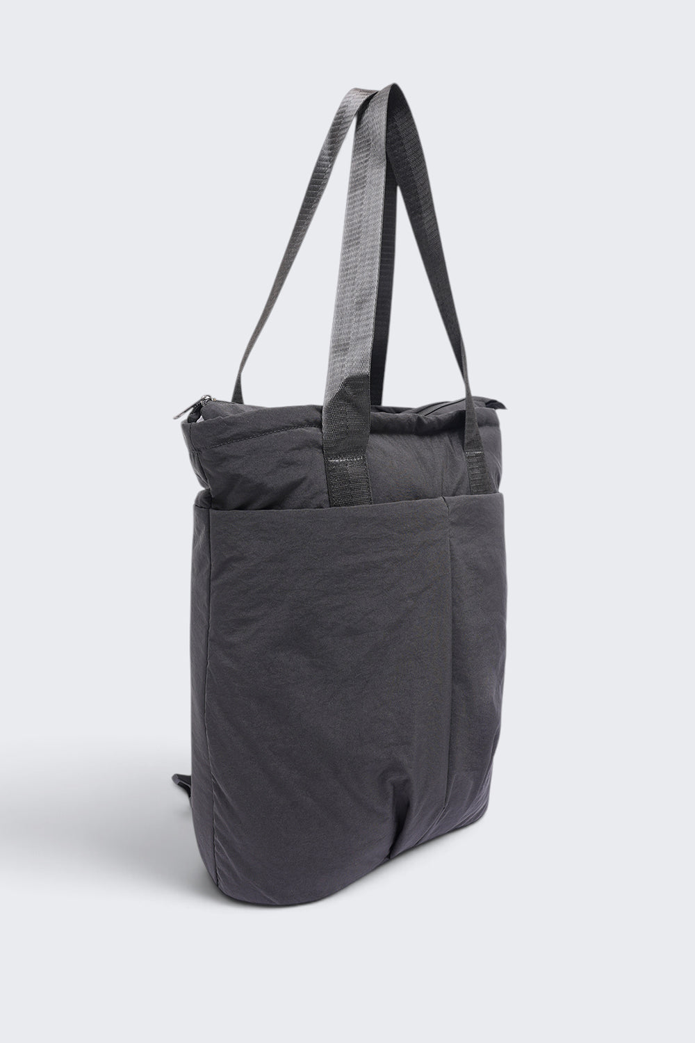 Women Black Utility Tote Backpack - Image 3