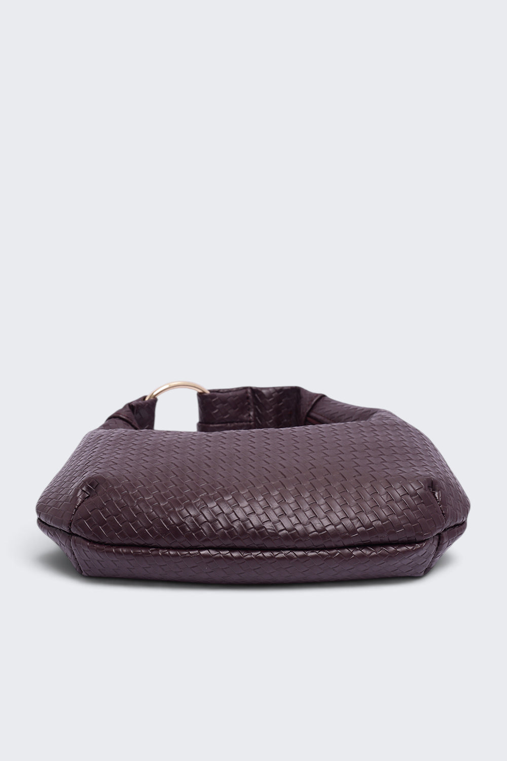 Women Maroon Textured Shoulder Bag - Image 5