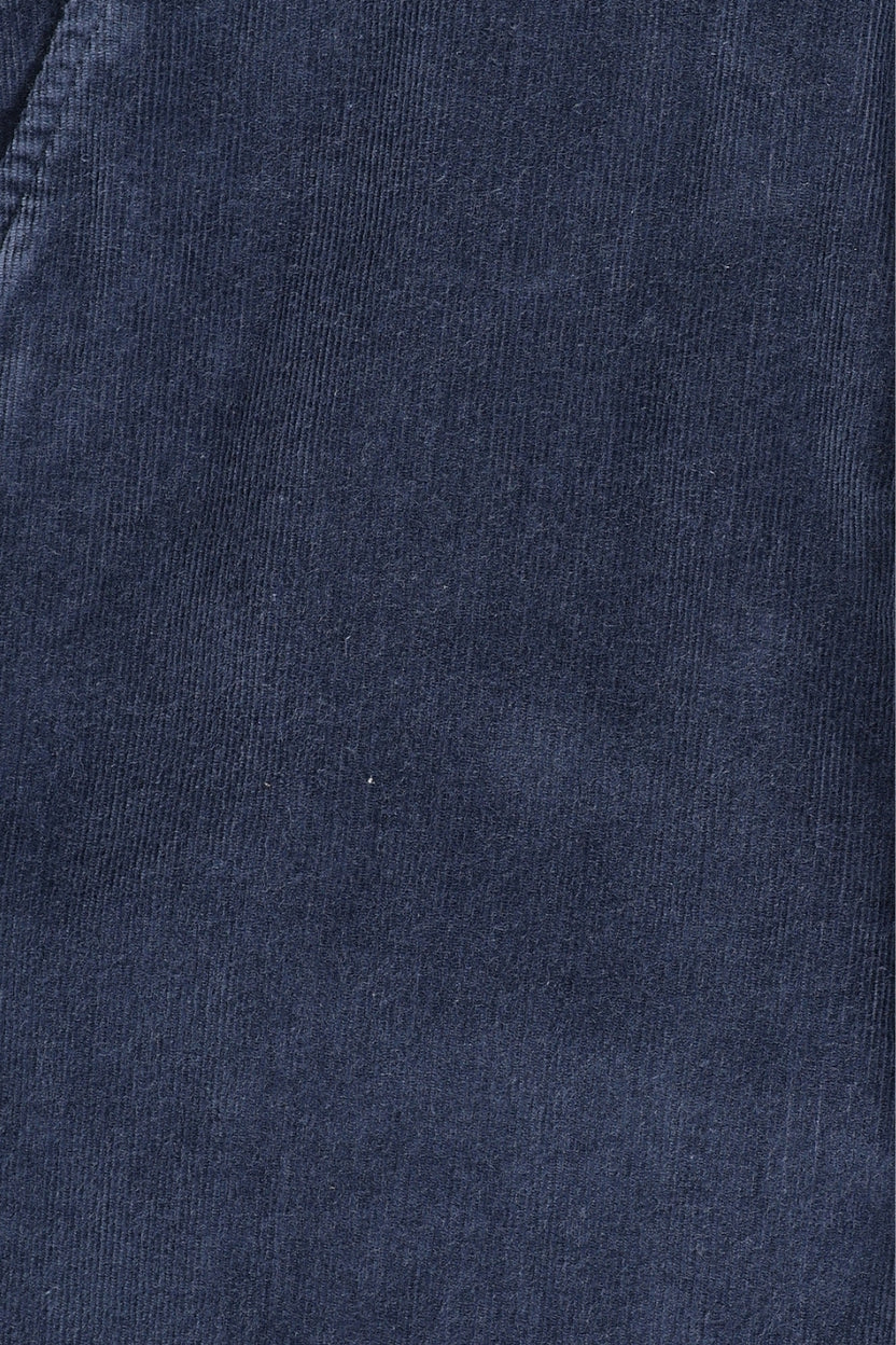 Mens Regular Fit Navy Corduroy Chinos - Image 8