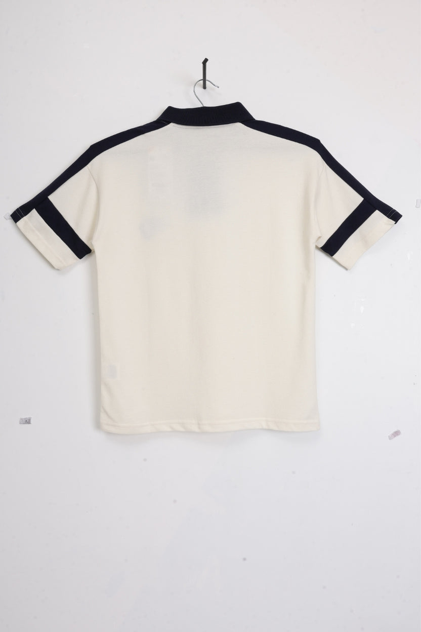 Tweens Boys Off White Polo T-Shirt - Image 4