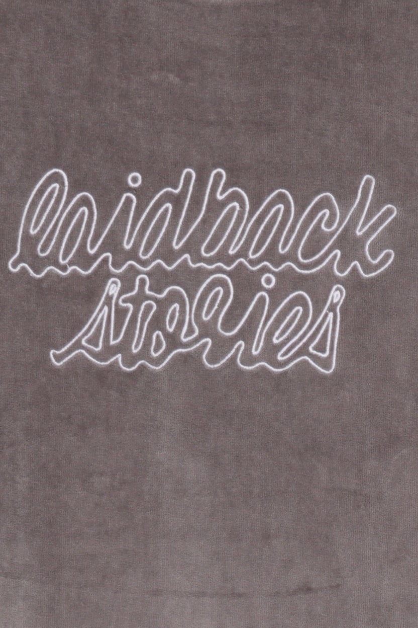Mens Grey Washed Typographic T-Shirt - Image 8