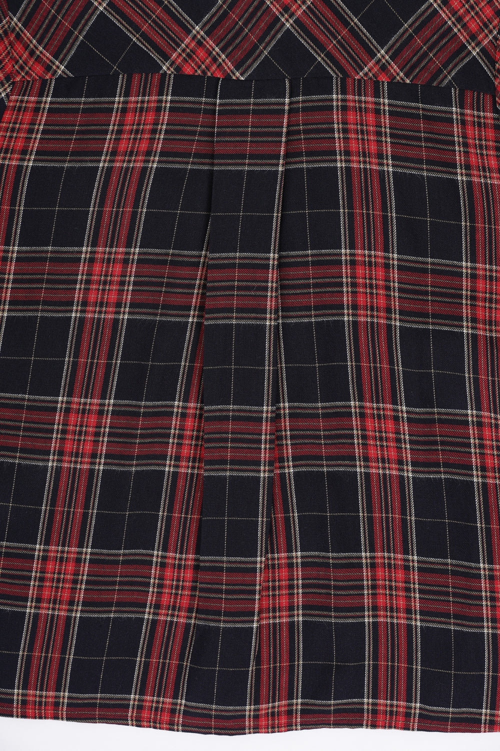 Womens Navy and Red Checked Casual Shirt - Image 8