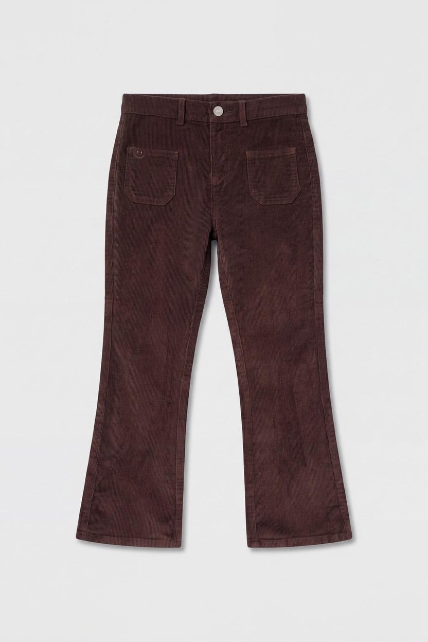 Tweens Girls Bootcut Fit Brown Solid Trouser - Image 2