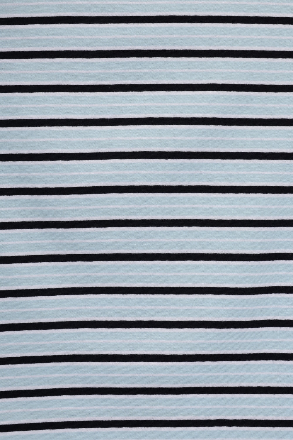Womens Light Blue Regular Striped T-Shirt - Image 8