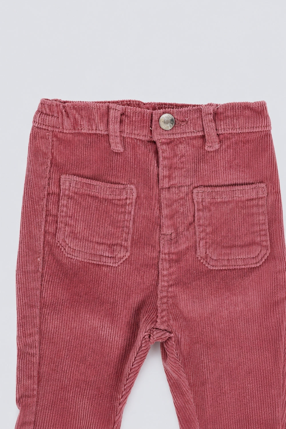 Infant Girls Bootcut Fit Pink Solid Trouser - Image 4
