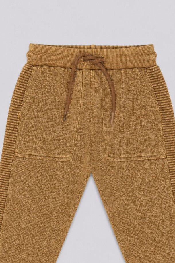 Boys Khaki Solid Jogger With 2 Pocket - Image 6