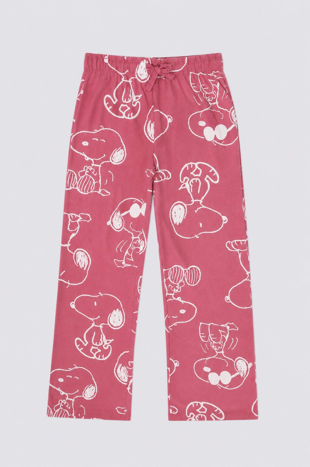 Tweens Girls Pink Snoopy Character Print Co-ord Set - Image 5