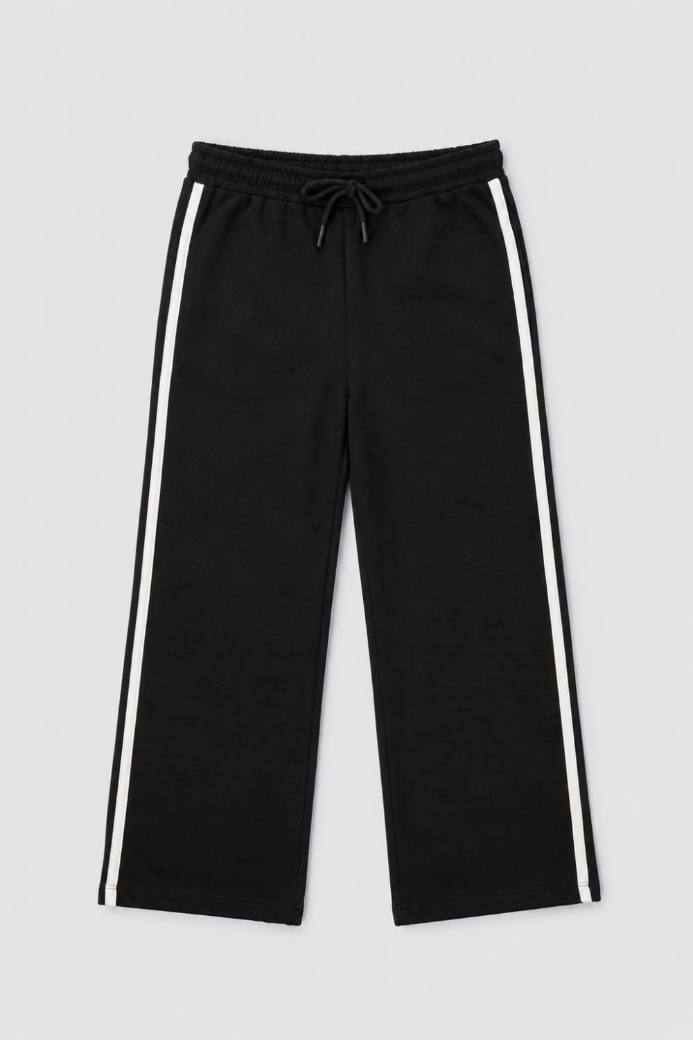 Tweens Girls Straight Fit Black Track Pant - Image 2