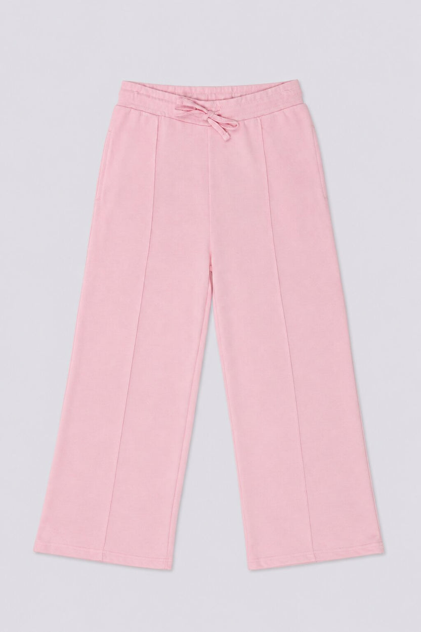 Tweens Girls Wide Leg Fit Pink Track Pant - Image 2