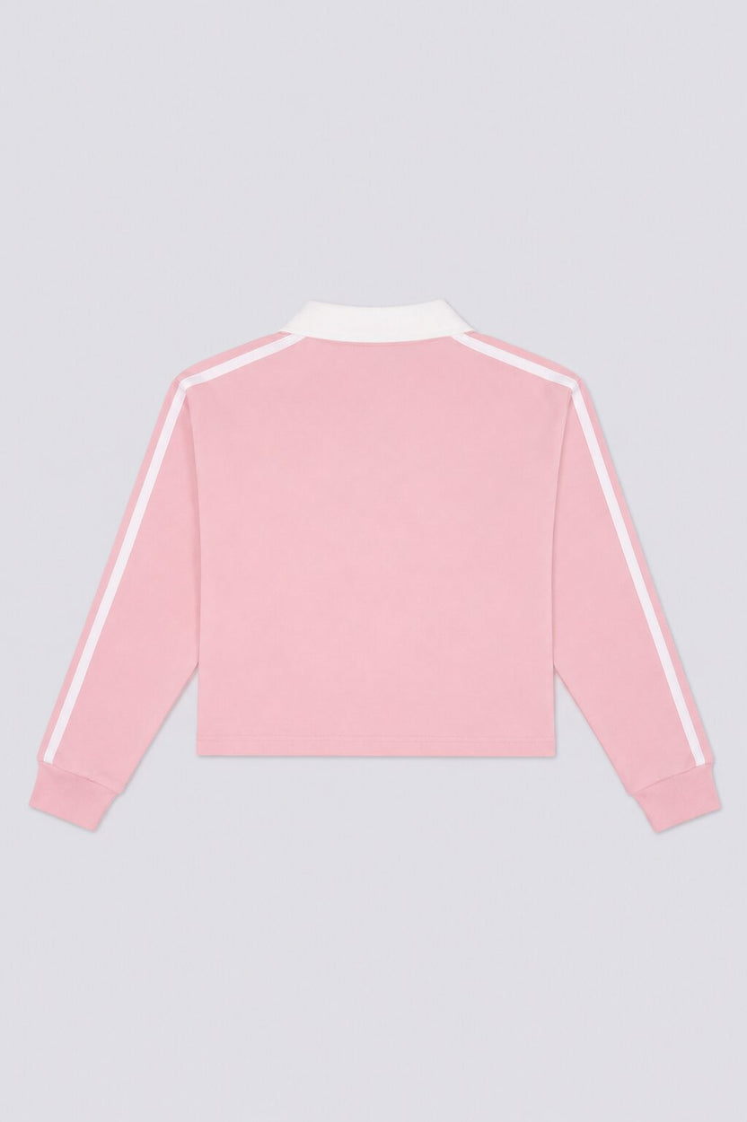 Tweens Girls Relaxed Fit Pink Tennis Club Graphic Sweatshirt - Image 3