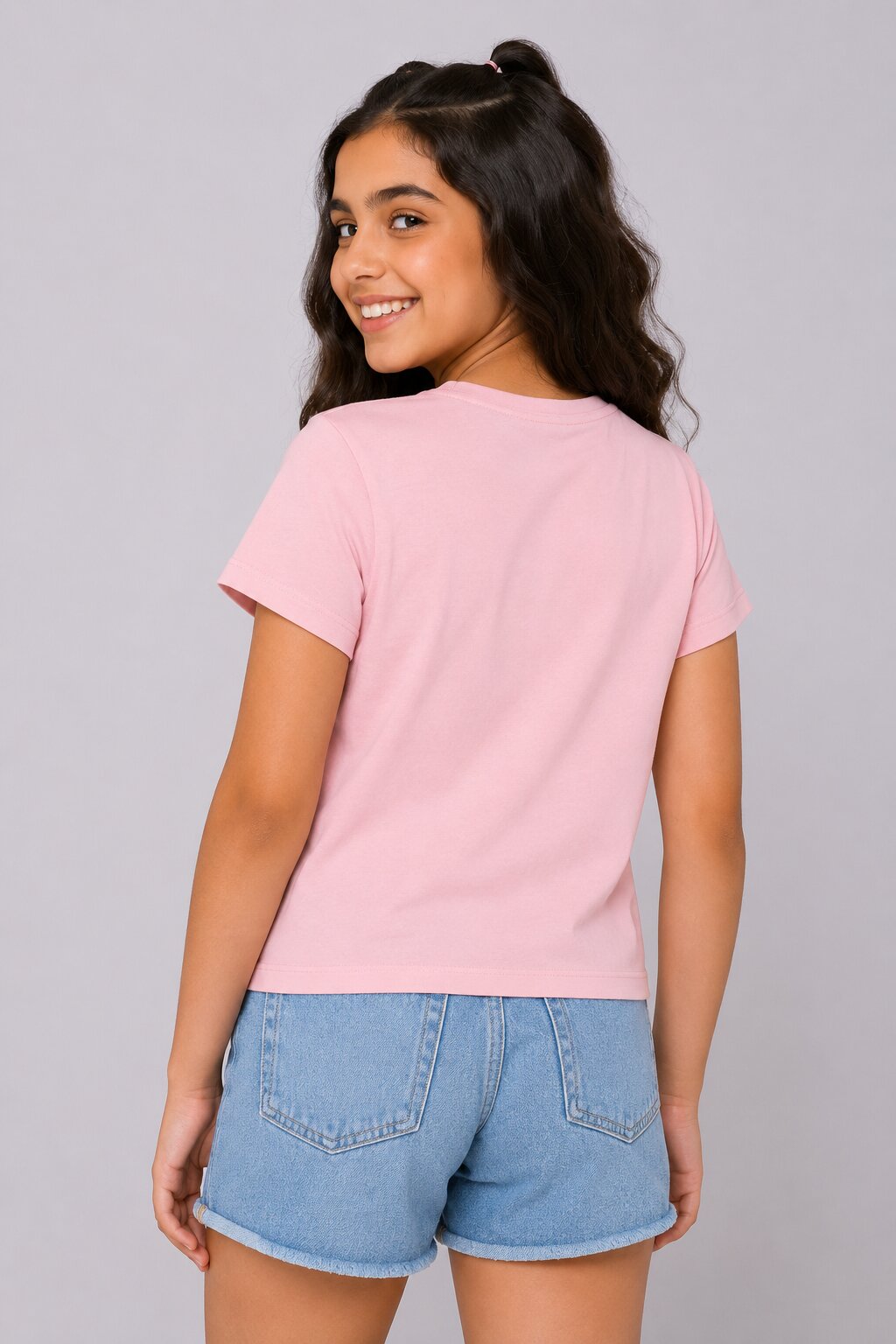 Tweens Girls Regular Fit Pink Graphic Printed T-Shirt - Image 4
