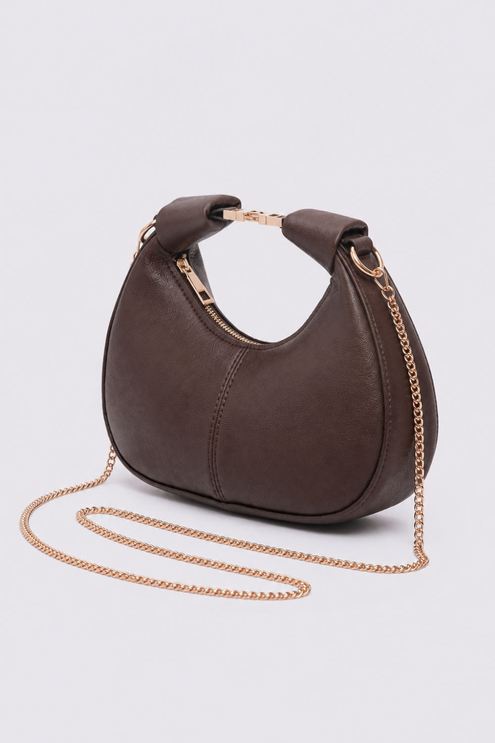 Womens Brown Sling Bag - Image 3