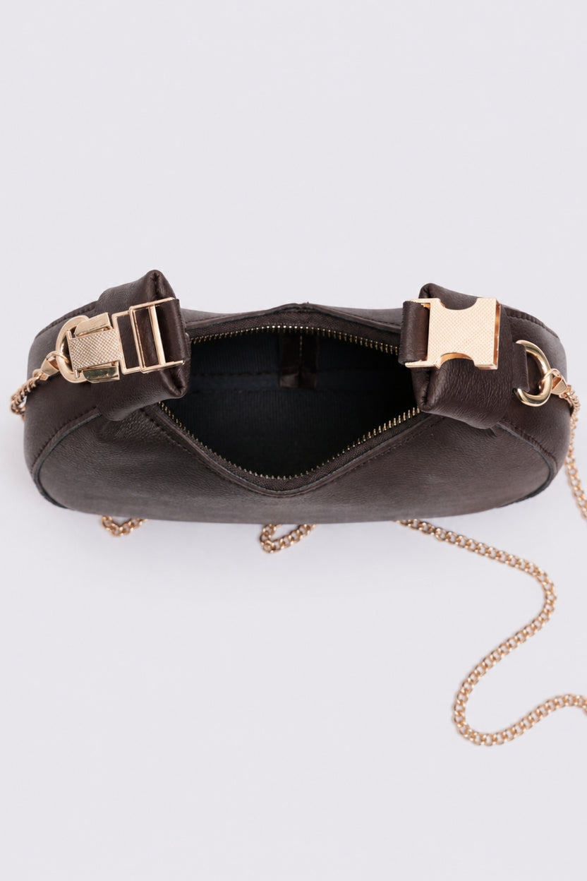 Womens Brown Sling Bag - Image 5