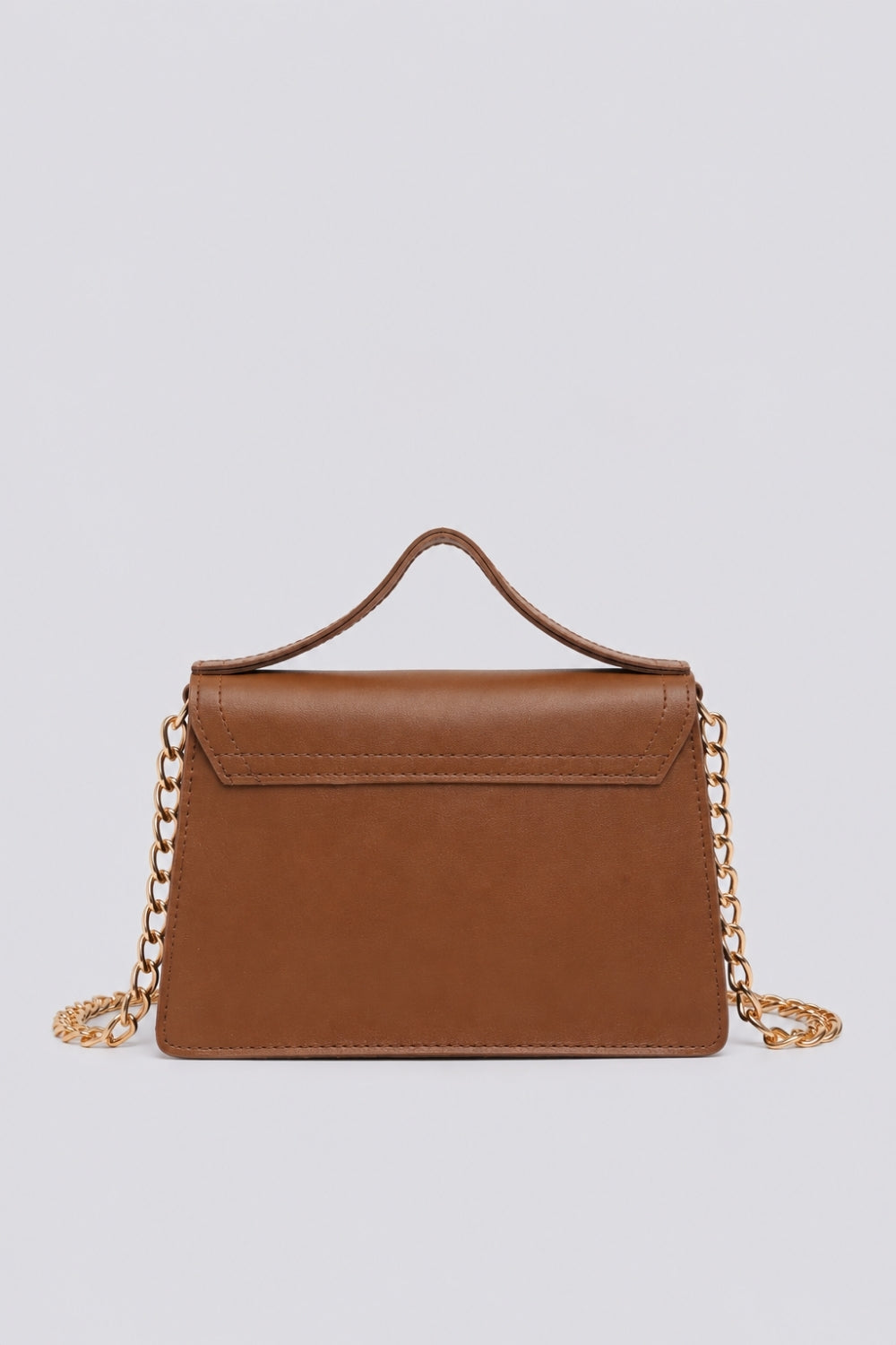 Womens Tan Sling Bag - Image 4