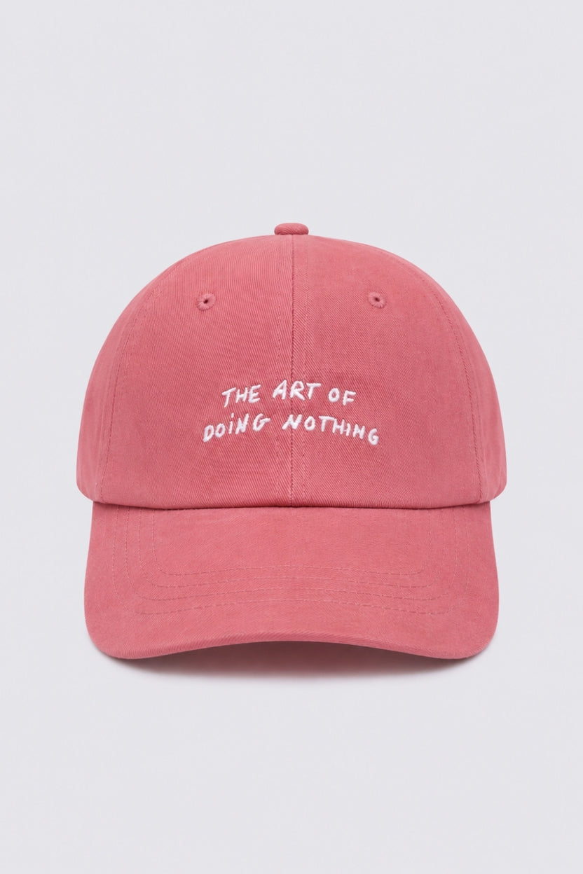 Mens Pink Logo Cap - Image 2