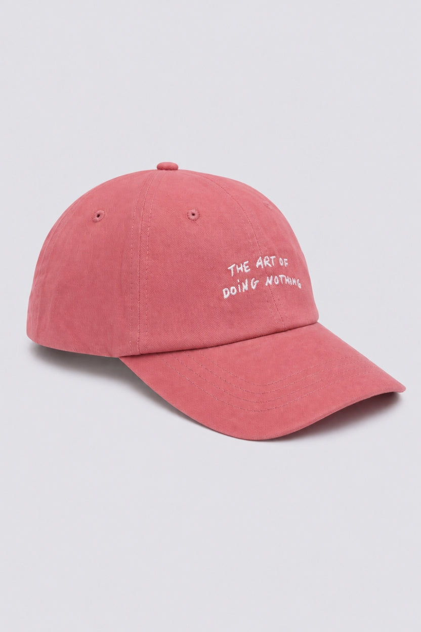 Mens Pink Logo Cap - Image 3