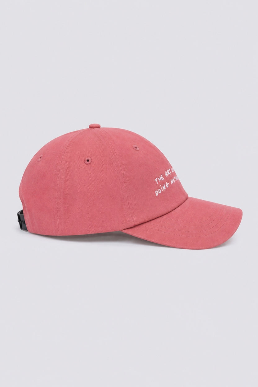 Mens Pink Logo Cap - Image 4
