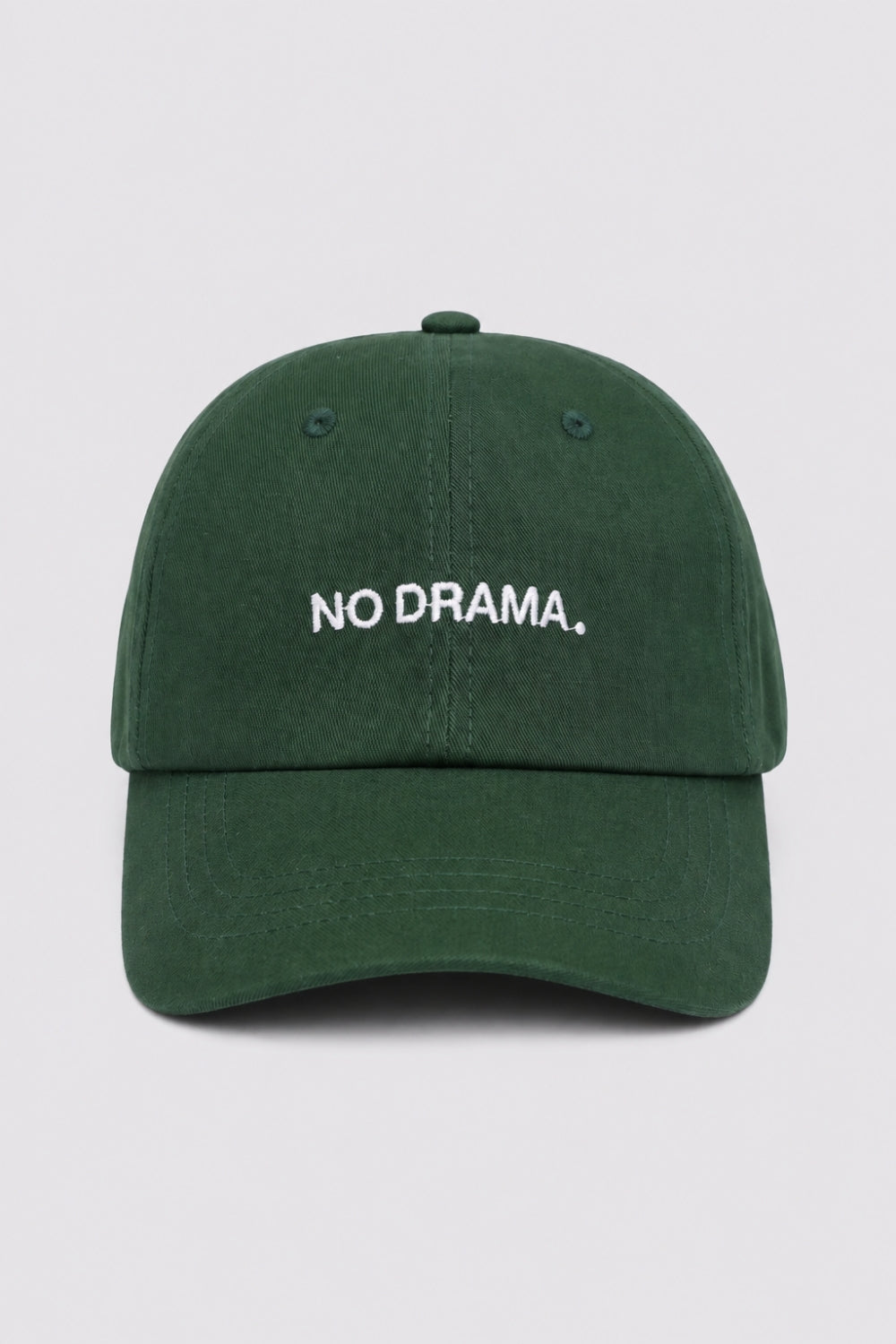 Mens Dark Green Logo Cap - Image 2