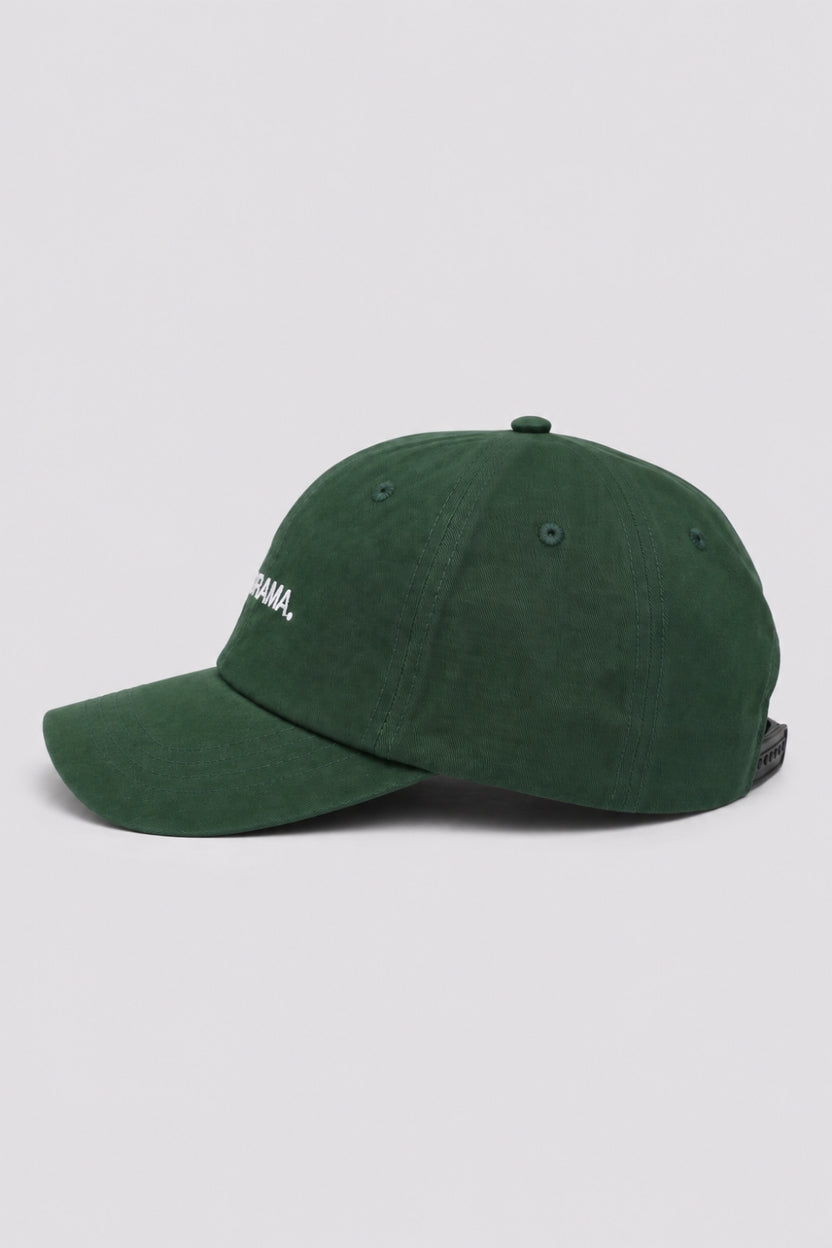 Mens Dark Green Logo Cap - Image 4