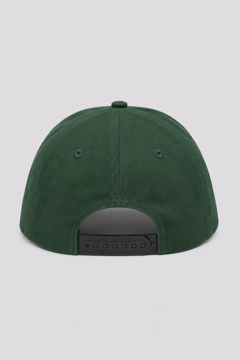 Mens Dark Green Logo Cap - Image 5