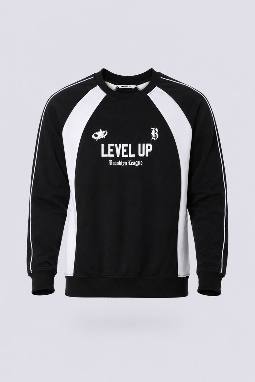 Mens Regular Fit Black Graphic Sweatshirt - Image 7