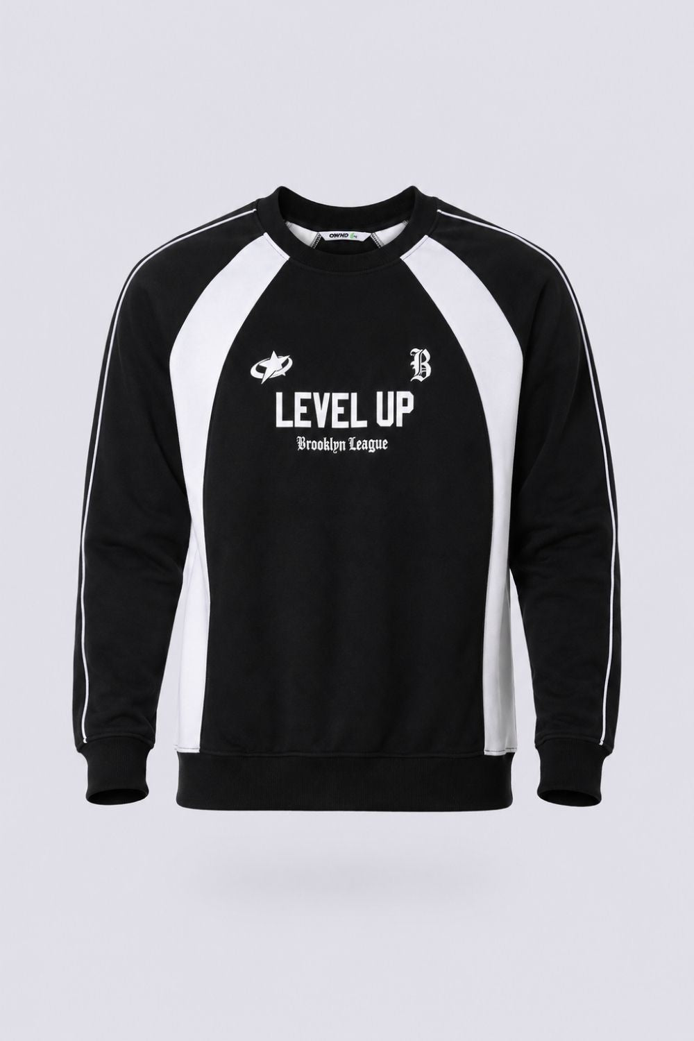 Mens Regular Fit Black Graphic Sweatshirt - Image 7
