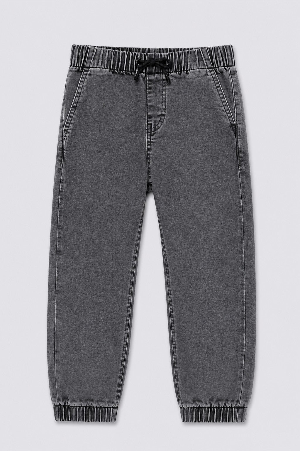 Boys Jogger Fit Charcoal Jeans - Image 2