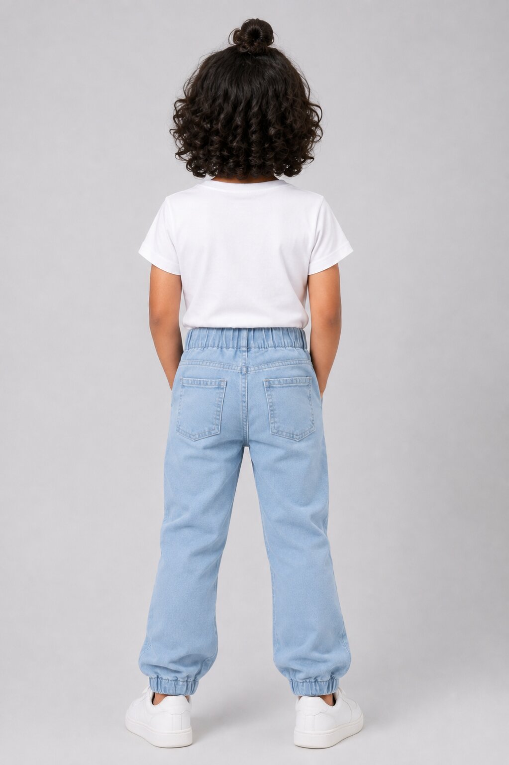 Boys Jogger Fit Light Blue Jeans - Image 4