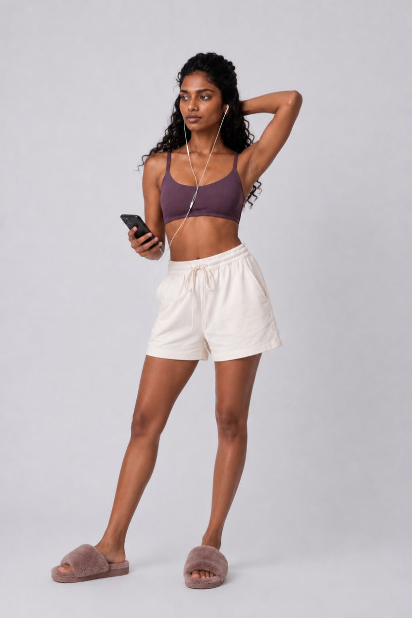 Women Purple Textured Bra - Image 6