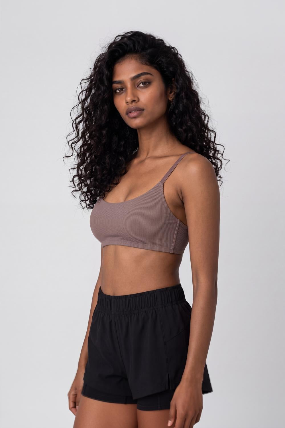 Women Brown Textured Bra - Image 4