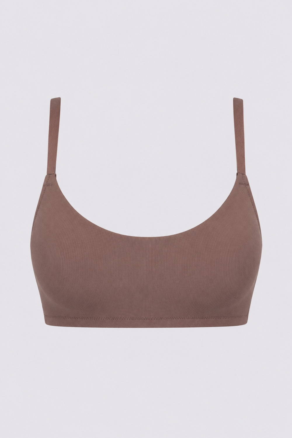 Women Brown Textured Bra - Image 7