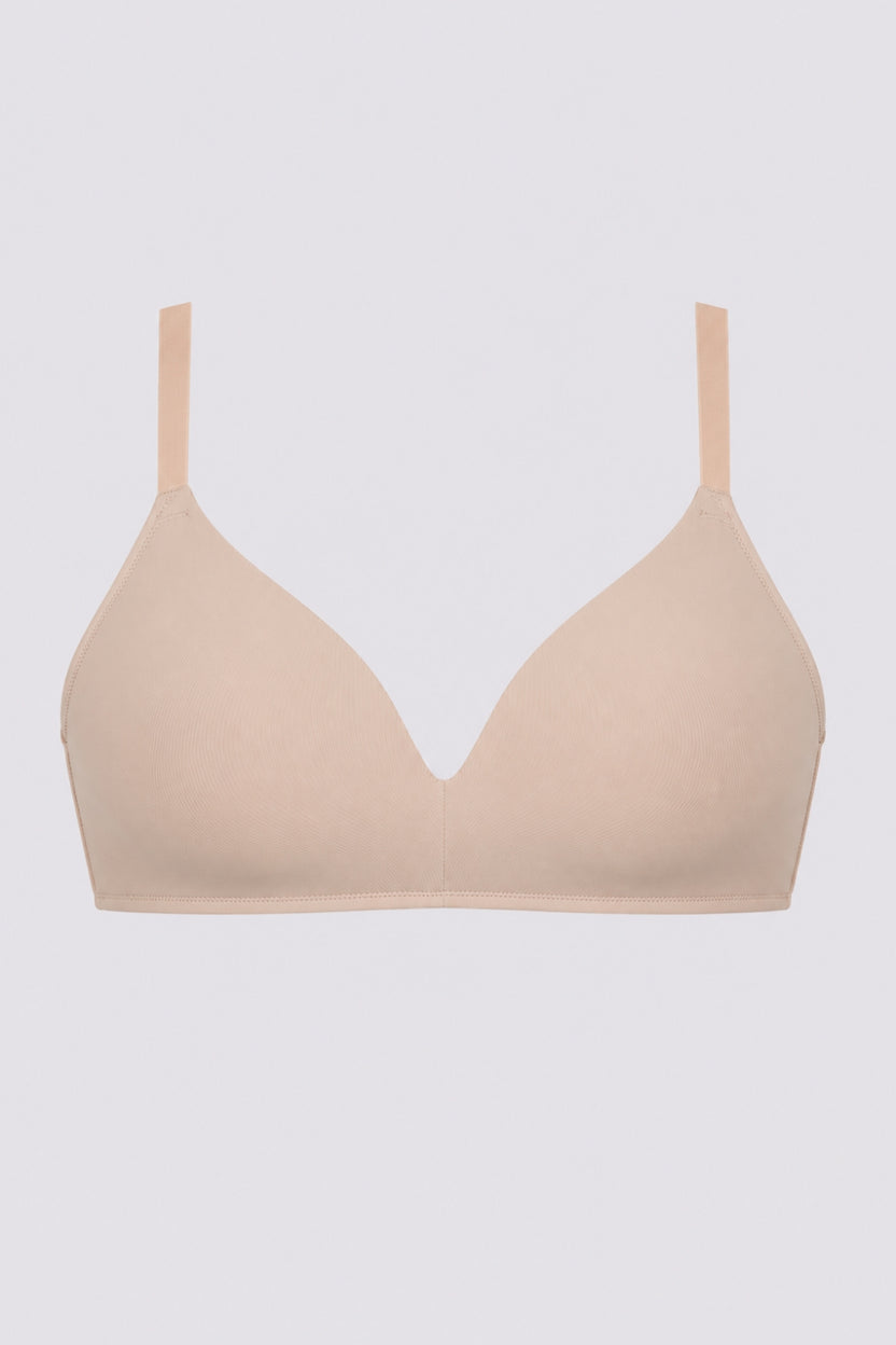 Women Beige Nylon Blend Bra - Image 7