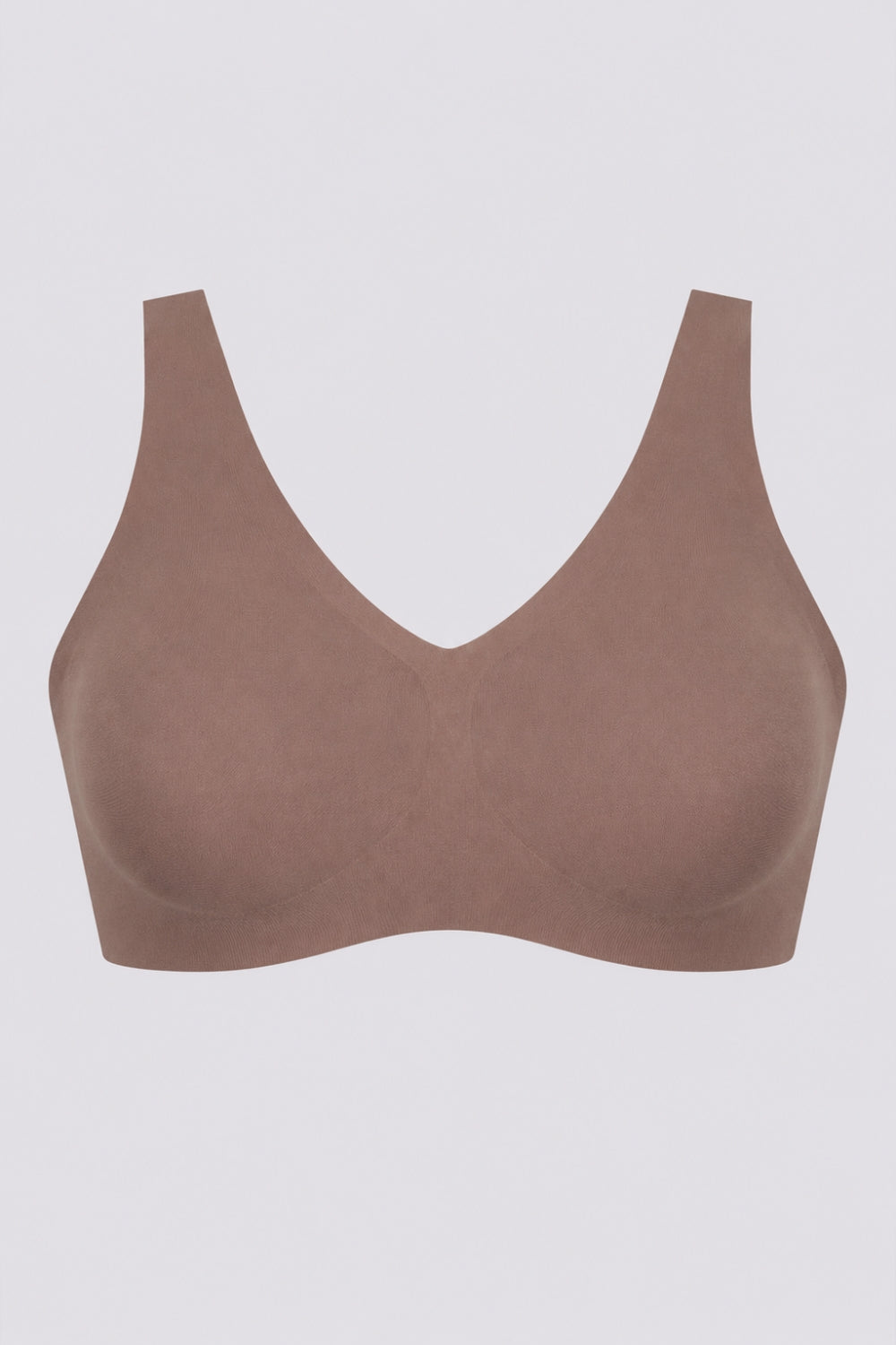 Women Brown Seamless Bra - Image 7